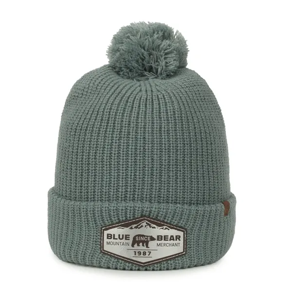Rib Knit Watch Cap w/Pom - Rib Knit Watch Cap w/Pom - Image 0 of 44