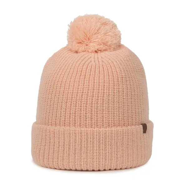 Rib Knit Watch Cap w/Pom - Rib Knit Watch Cap w/Pom - Image 29 of 44