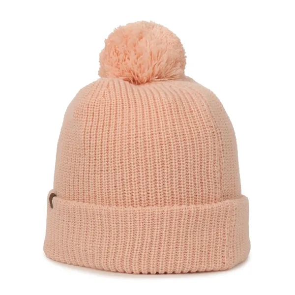 Rib Knit Watch Cap w/Pom - Rib Knit Watch Cap w/Pom - Image 34 of 44