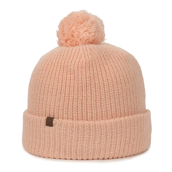Rib Knit Watch Cap w/Pom - Rib Knit Watch Cap w/Pom - Image 35 of 44