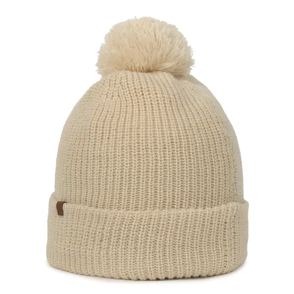 Rib Knit Watch Cap w/Pom - Rib Knit Watch Cap w/Pom - Image 42 of 44