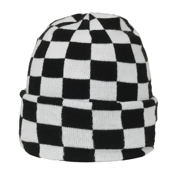 Custom Checkered Watch Cap