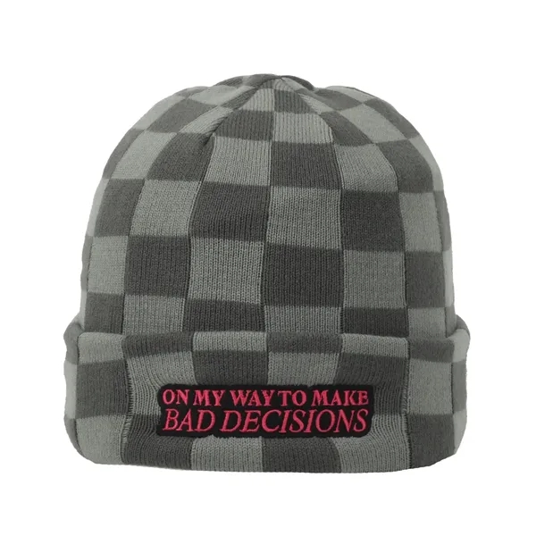 Checkered Watch Cap