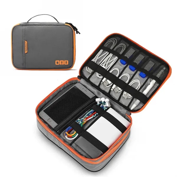 Multifunctional Travel Electronics Organizer - Multifunctional Travel Electronics Organizer - Image 1 of 2