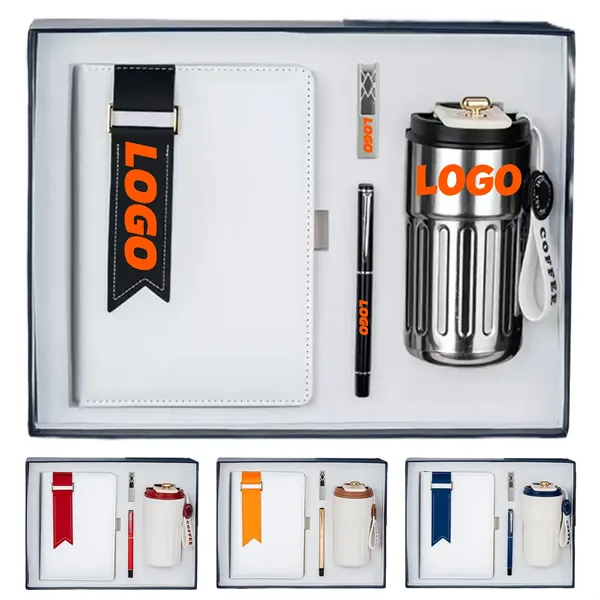 Executive Gift Set With Notebook Tumbler Pen And USB Drive - Executive Gift Set With Notebook Tumbler Pen And USB Drive - Image 0 of 11