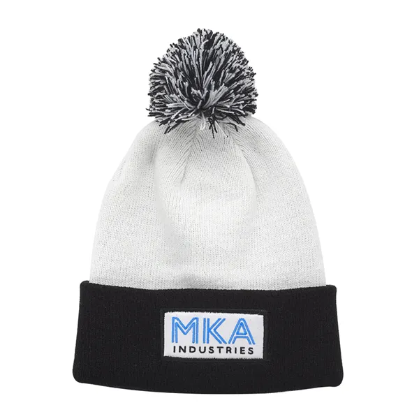 Alpine Pom Beanie (Embroidered) - Alpine Pom Beanie (Embroidered) - Image 0 of 2