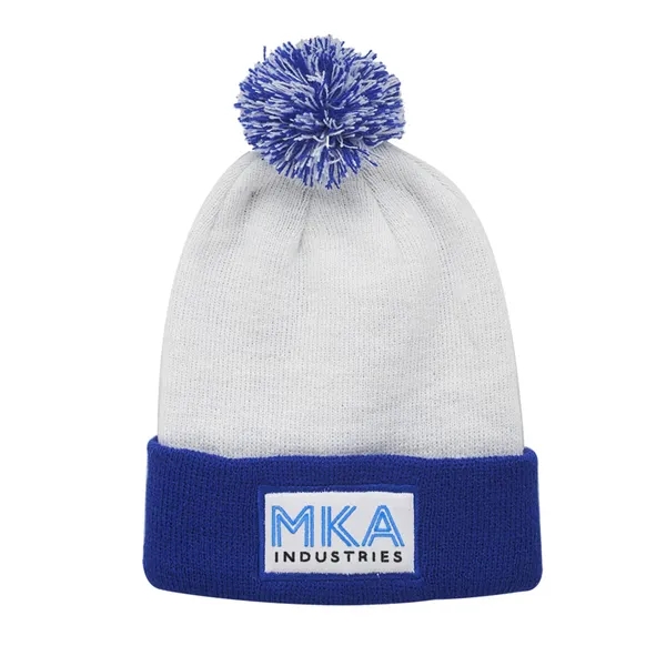 Alpine Pom Beanie (Embroidered) - Alpine Pom Beanie (Embroidered) - Image 1 of 2