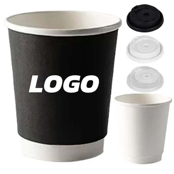 Customizable 10oz Disposable Paper Cup for Parties Events - Customizable 10oz Disposable Paper Cup for Parties Events - Image 0 of 11