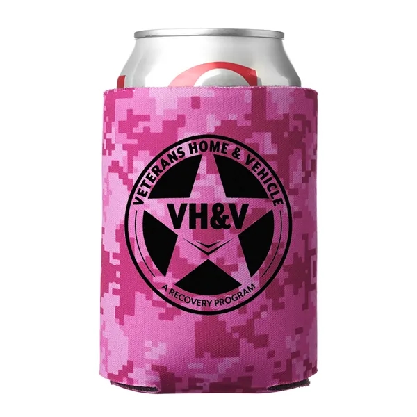 Digital Camo Can Cooler (1 Color Imprint) - Digital Camo Can Cooler (1 Color Imprint) - Image 5 of 9