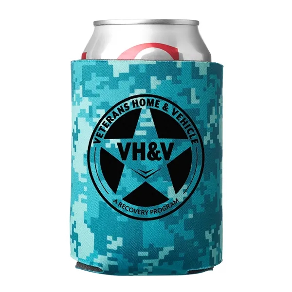 Digital Camo Can Cooler (1 Color Imprint) - Digital Camo Can Cooler (1 Color Imprint) - Image 8 of 9
