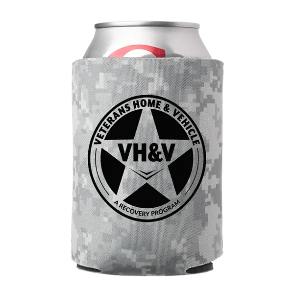 Digital Camo Can Cooler (1 Color Imprint) - Digital Camo Can Cooler (1 Color Imprint) - Image 9 of 9