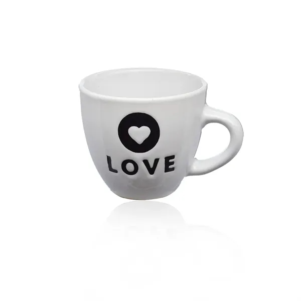 2 oz. Love is All Espresso Mugs - 2 oz. Love is All Espresso Mugs - Image 0 of 2