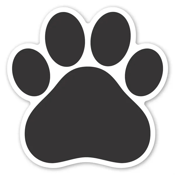Paw Print Car Magnet 5.75 x 5.75 - Paw Print Car Magnet 5.75 x 5.75 - Image 5 of 5