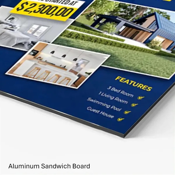 Aluminum Sandwich Board - Aluminum Sandwich Board - Image 0 of 2