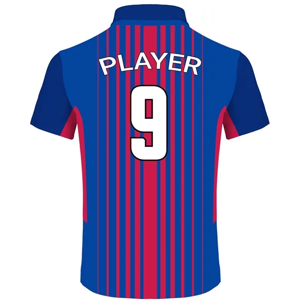 Men's Dye Sublimation Performance Personalized 1/4 Zip Polo - Men's Dye Sublimation Performance Personalized 1/4 Zip Polo - Image 3 of 5