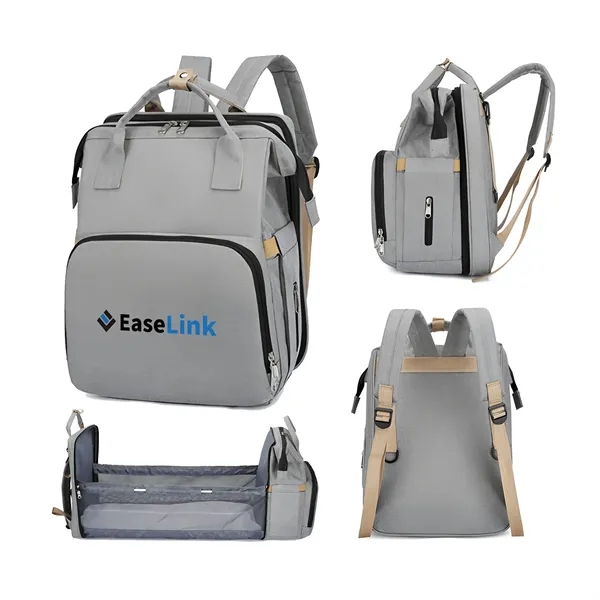 Hospital-Ready Baby Organizer Backpack w/ Changing Station - Hospital-Ready Baby Organizer Backpack w/ Changing Station - Image 3 of 4