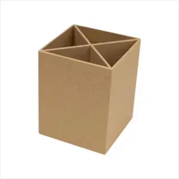 4 COMPARTMENT PEN & PENCIL CUP - 4 COMPARTMENT PEN & PENCIL CUP - Image 2 of 3