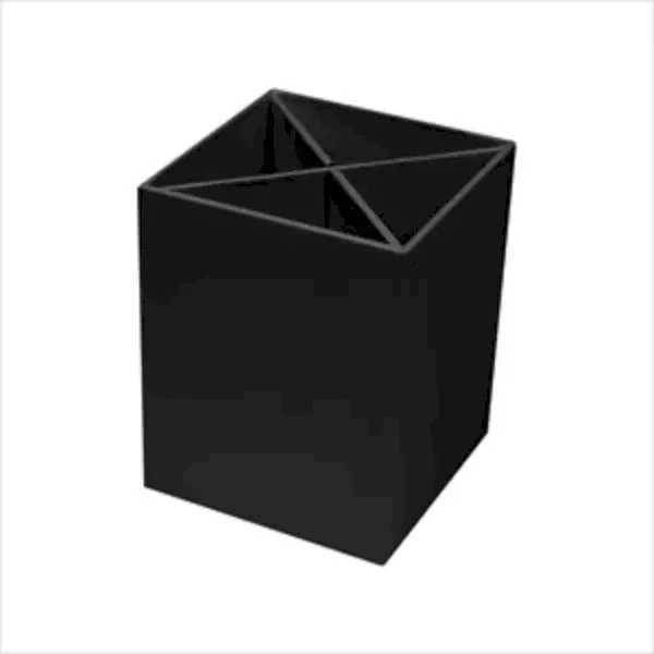 4 COMPARTMENT PEN & PENCIL CUP - 4 COMPARTMENT PEN & PENCIL CUP - Image 1 of 3