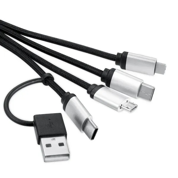 3' Multi-Charging Cable With Watch Dock - 3' Multi-Charging Cable With Watch Dock - Image 1 of 3