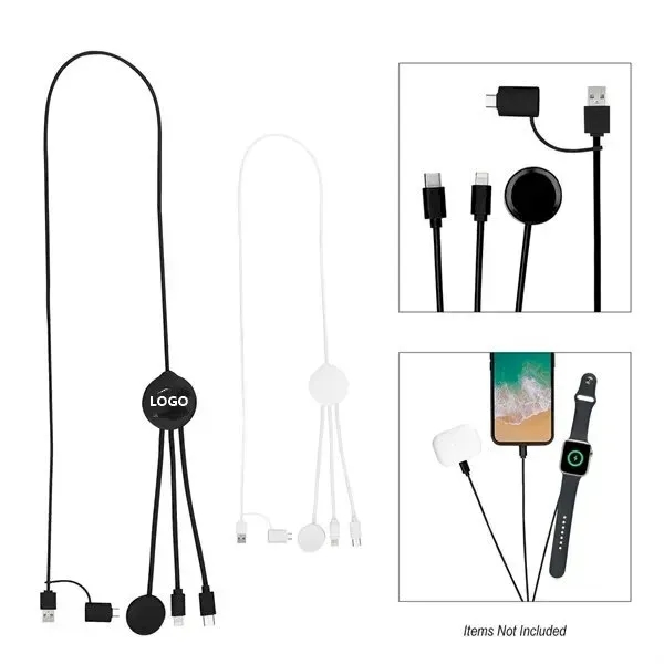 3' Multi-Charging Cable With Watch Dock - 3' Multi-Charging Cable With Watch Dock - Image 0 of 3
