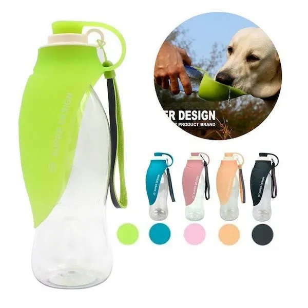 21 Oz. Recycled Pet Water Bottle & Dispensing Bowl - 21 Oz. Recycled Pet Water Bottle & Dispensing Bowl - Image 0 of 3