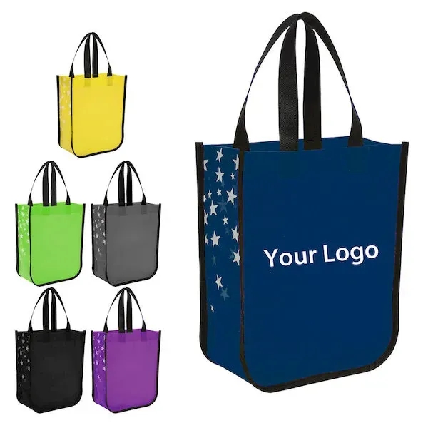 Small Laminated Shopper Tote - Small Laminated Shopper Tote - Image 0 of 5
