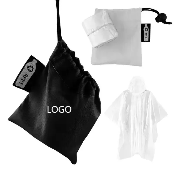 PE Poncho With rPET Pouch - PE Poncho With rPET Pouch - Image 0 of 2