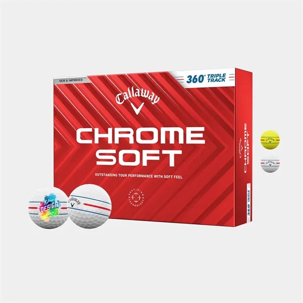 Callaway® Chrome Soft 360 Triple Track Golf Balls - Callaway® Chrome Soft 360 Triple Track Golf Balls - Image 0 of 5
