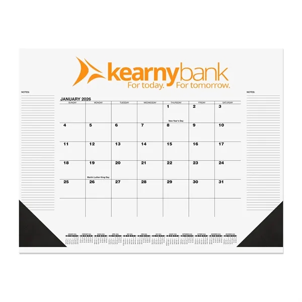 Calendar Desk Pad with Notes