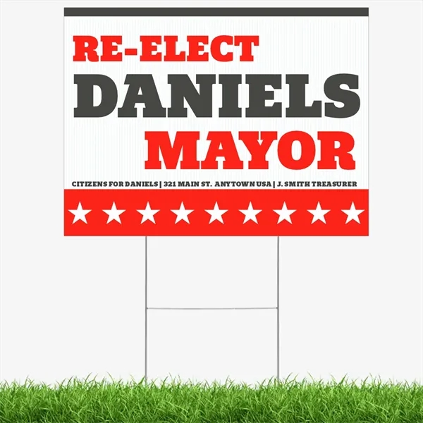 Yard Sign  18" x 24" - Yard Sign  18" x 24" - Image 0 of 0