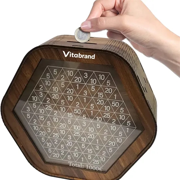 Decorative Wooden Piggy Bank Savings Box Number Targets - Decorative Wooden Piggy Bank Savings Box Number Targets - Image 0 of 3