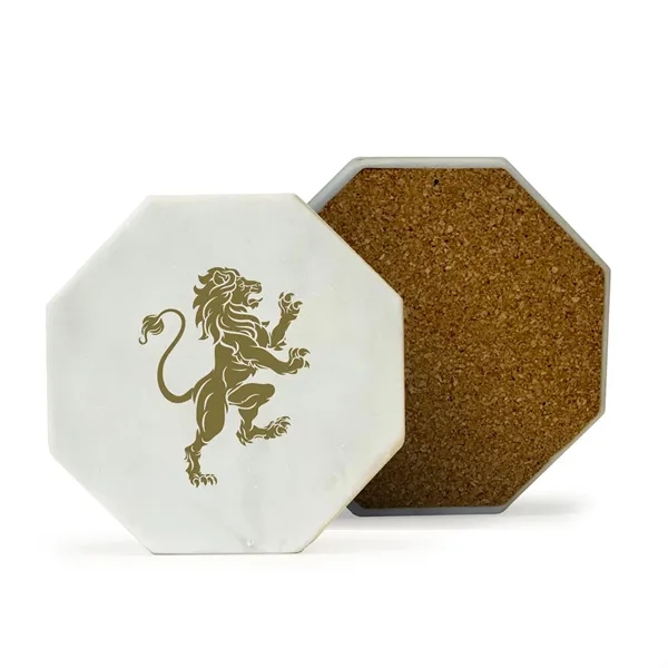 Custom Marble Octagon Coaster (single)
