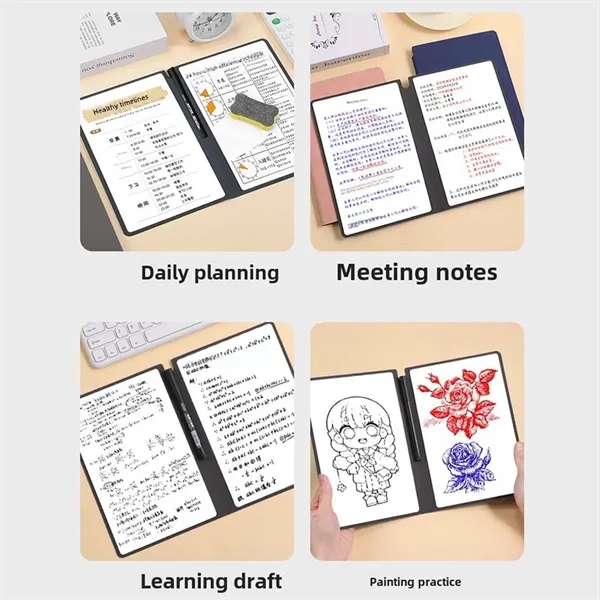 Portable Erasable Office Daily Notes White Board Notebook - Portable Erasable Office Daily Notes White Board Notebook - Image 4 of 4