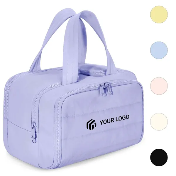 Travel essentials spacious makeup organizer toiletry bag - Travel essentials spacious makeup organizer toiletry bag - Image 0 of 3