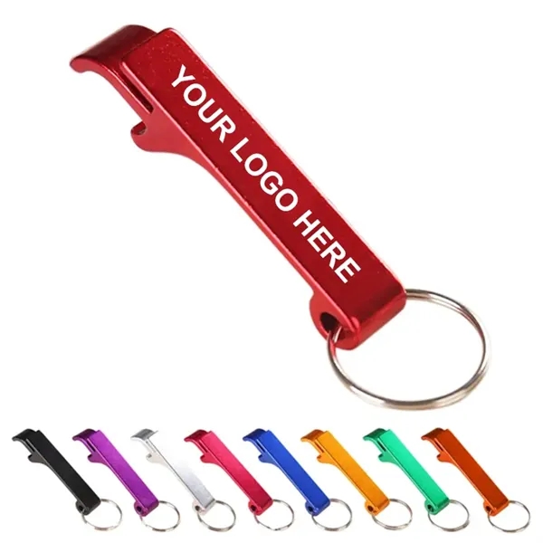 Aluminum Alloy Beer Bottle Opener Keychain - Aluminum Alloy Beer Bottle Opener Keychain - Image 0 of 7