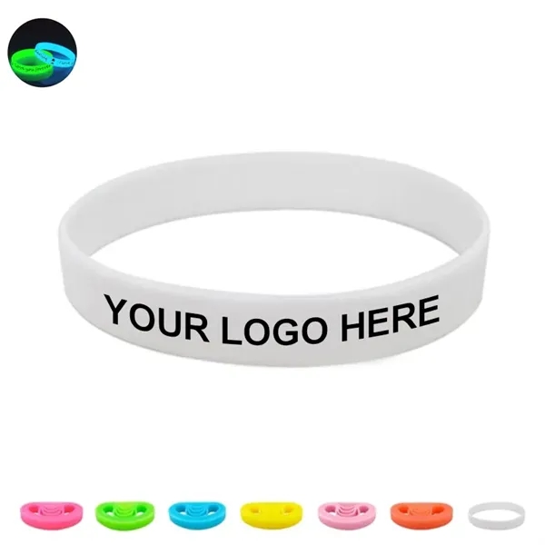 Glowing In Dark Silicone Wristbands - Glowing In Dark Silicone Wristbands - Image 0 of 8