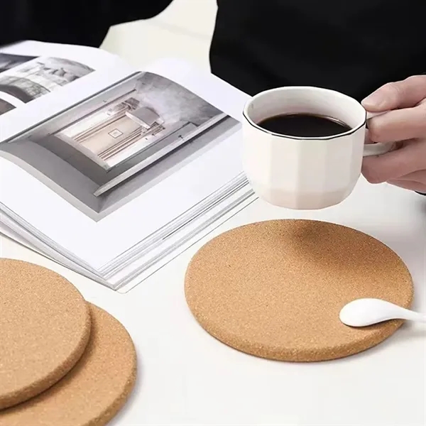 Round Cork Coaster - Round Cork Coaster - Image 1 of 2