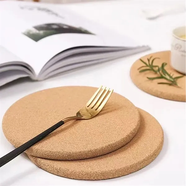 Round Cork Coaster - Round Cork Coaster - Image 2 of 2