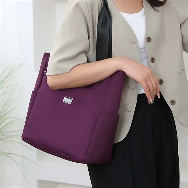 Travel gym shopping large waterproof overnight tote bag - Travel gym shopping large waterproof overnight tote bag - Image 3 of 4