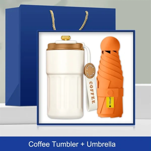 Christmas Gift Set Tumbler With Umbrella For Holidays - Christmas Gift Set Tumbler With Umbrella For Holidays - Image 8 of 18