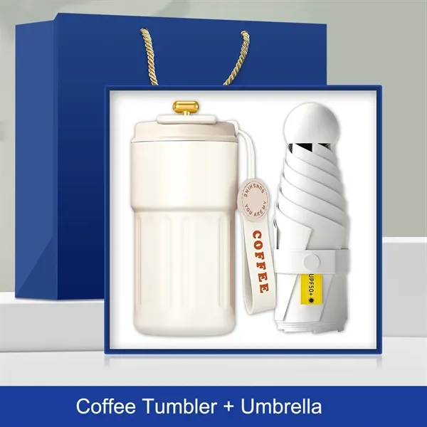 Christmas Gift Set Tumbler With Umbrella For Holidays - Christmas Gift Set Tumbler With Umbrella For Holidays - Image 9 of 18