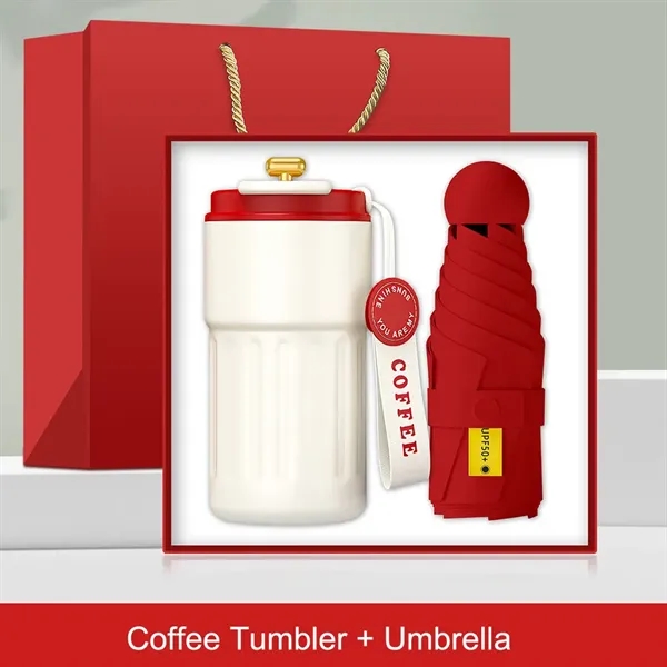 Christmas Gift Set Tumbler With Umbrella For Holidays - Christmas Gift Set Tumbler With Umbrella For Holidays - Image 10 of 18