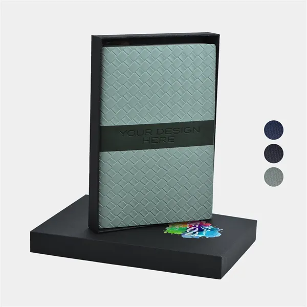 TiTUS® Sahara PU Leather A5 Business Notebook with Gift Box - TiTUS® Sahara PU Leather A5 Business Notebook with Gift Box - Image 0 of 4