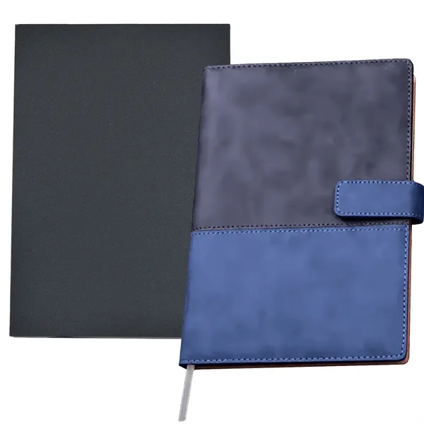 TiTUS® A5 Velveteen Notebook - PU Buckle,Bookmark & Gift Box - TiTUS® A5 Velveteen Notebook - PU Buckle,Bookmark & Gift Box - Image 4 of 4