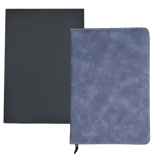 TiTUS® PU Leather A5 Notebook with Bookmark & Gift Box - TiTUS® PU Leather A5 Notebook with Bookmark & Gift Box - Image 2 of 3