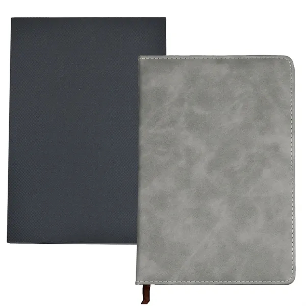 TiTUS® PU Leather A5 Notebook with Bookmark & Gift Box - TiTUS® PU Leather A5 Notebook with Bookmark & Gift Box - Image 3 of 3