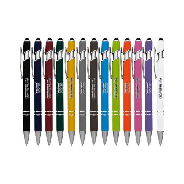 Jenny Stylus Satin Soft Touch Click Metal Pen - Jenny Stylus Satin Soft Touch Click Metal Pen - Image 0 of 14