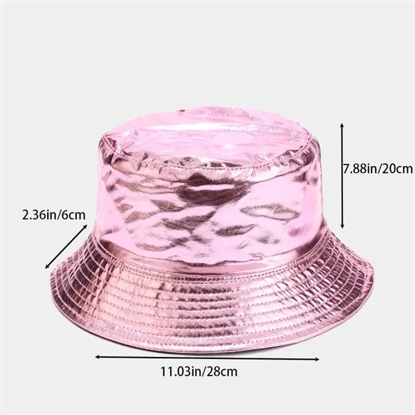 New street style personalized gold and silver fisherman hat - New street style personalized gold and silver fisherman hat - Image 5 of 5