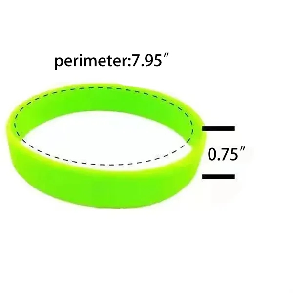 Glow In Dark Sports Wristband Durable Night Event Wear - Glow In Dark Sports Wristband Durable Night Event Wear - Image 1 of 6