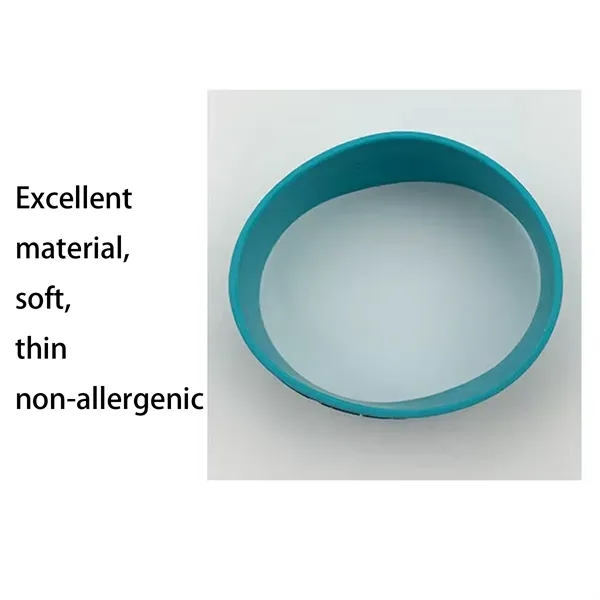 Glow In Dark Sports Wristband Durable Night Event Wear - Glow In Dark Sports Wristband Durable Night Event Wear - Image 3 of 6